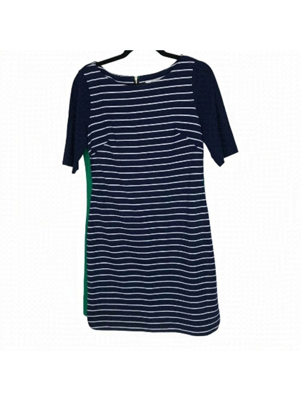 Eliza J Blue & White Striped Dress Size 10